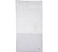 Edredon 60x120 cm Celeste Blanc G
