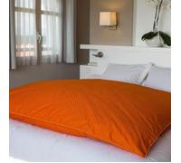 Édredon - CASTEX COUETTES NATURELLES - Jacquard orange - 90x150 cm - 90% duvet neuf - 700 cuin