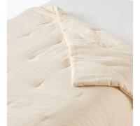 Édredon en gaze double de Kapok mélangé - double Blanc Brut Double