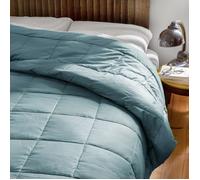 Edredon en polyester et microfibre 140x160 cm LAZY bleu orage