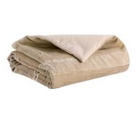 Édredon Fara côtelé en velours côtelé (housse 100 % coton, garnissage 100 % polyester) - 85 x 200 cm