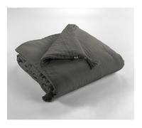Edredon Gaze de Coton 150 x 150 cm - Anthracite