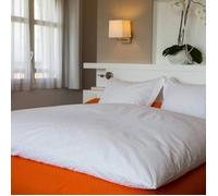 Édredon gonflant - CASTEX COUETTES NATURELLES - Blanc - 140x160 cm - 90% duvet neuf - jacquard