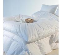 Édredon gonflant - CASTEX COUETTES NATURELLES - Blanc 140x160 cm - 90% duvet neuf - Percale de coton
