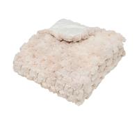 Edredon Imitation Fourrure "Adriel" 80x180cm Beige