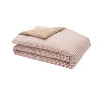Edredon imprimé en Percale de Coton, Vichy, Made in France, 130 x 200 cm, Essix
