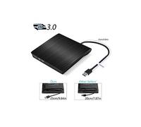 eDriveTech Lecteur Graveur DVD Externe USB 3.0 Portatif CD Burner DVD Drive ROM CD/DVD-RW Ultraslim Superdrive pour Macbook