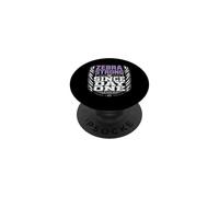EDS Awareness Ehlers Danlos Zebra Warrior Support PopSockets PopGrip Adhésif