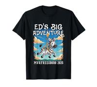 Ed's Big Adventure Murfreesboro 2025 Ed The Zebra Captured T-Shirt