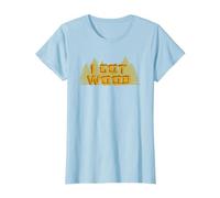 Ed's I Got Wood T-Shirt, Femme, Bleu Céleste, S