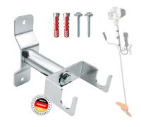 EDS Support de rangement en alliage d'acier noir pour débroussailleuse/débroussailleuse - Fabriqué en Allemagne - Support mural pour Stihl, Einhell, Makita, Bosch, Pike etc.