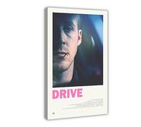 EDSC Poster vintage Movie Drive 6 sur toile pour décoration de chambre à coucher, paysage sportif, bureau, chambre, cadre cadeau : 40 x 60 cm