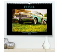 Edsel Schönheiten mit Charme (hochwertiger Premium Wandkalender 2026 DIN A2 quer), Kunstdruck in Hochglanz: It`s Edsel Showtime on the road