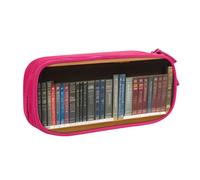 EdsfFehs Bibliothèque de grande capacité avec 1 imprimé double couche avec fermeture éclair et compartiments multiples, rose, Taille unique, Ensemble cartable