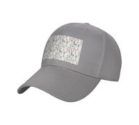 EdsfFehs Casquette de baseball avec imprimé cactus lama, unisexe en coton réglable pour un usage quotidien décontracté en plein air, gris, Taille unique