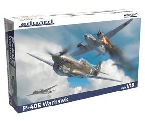 Edualdo 1/48 Weekend Edition P-40E Warhawk Modèle en plastique EDU84207 (avion)