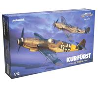 Eduard Plastic Kits Modèle en plastique Coahurst Bf109K 1/72 Dual Combo Édition limitée EDU2155