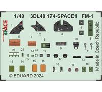 EDUARD 3DL48174 FM-1 SPACE 1/48 (SPACE FOR TAMIYA)