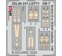 EDUARD 3DL48231 SPACE DB-7 BOSTON III W/ BRITISH SEATBELTS SPACE (FOR HKM KIT) 1