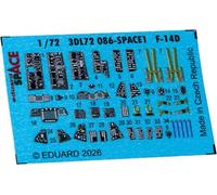 EDUARD 3DL72086 Space F-14D Space (for Tamiya) 1/72