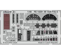 EDUARD 491428 PHOTODECOUPE AVION AMÉLIORATION F4U-2 MAGIC FACTORY 1/48