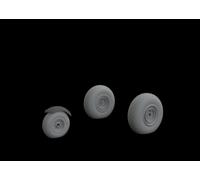 EDUARD 632145 BRASSIN B-24 WHEELS (8SPOKE FRONT WHEEL) 1/32