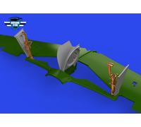 EDUARD 648994 P-51B/C UNDERCARRIAGE LEGS BRONZE 1/48 (BRASSIN FOR EDUARD)