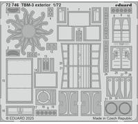 EDUARD 72746 TBM-3 EXTERIOR 1/72 (PHOTO ETCHED PARTS FOR HOBBY BOSS)