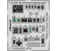 EDUARD 73570 PHOTODECOUPE AVION INTERIEUR AVANT B-17G AIRFIX 1/72