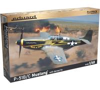 Eduard Plastic Kits Maquette P-51B/C Mustang avec dérive dorsale 1/48