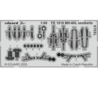 Eduard Accessoires FE1518 - 1:48 MH-60L Ceintures de Sécurité Steel Icm - Neuf