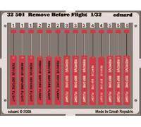 Eduard Accessories 32501 Accessoire de modélisme Remove Before Flight