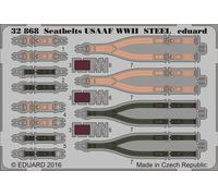 Seatbelts Usaaf Wwii Steel - 1:32e - Eduard Accessories G