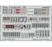 Maquette Eduard F-14 Placards For Tamiya - 1:32e - Accessories