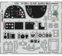 Eduard Accessories 33206 1:3 2 - Spitfire Mk.ii Intérieur pour Revell - Neuf