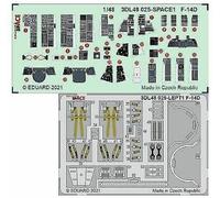 Eduard Accessories 3DL48025 - 1:48 F-14D Espace 1/48 pour Tamiya - Neuf