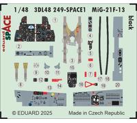 Eduard Accessories 3DL48249 - 1:48 Kit MONTAGE MiG-21F-13 Noir SPACE - Neuf