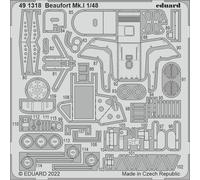 Eduard Accessories 491318 Kit De Gravure 1:48 Beaufort Mk.I Pour ICM Neuf