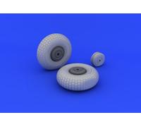 Eduard Accessories 632065 - 1:3 2 Moustique Mk.vi Wheels Pour Tamiya - Résine