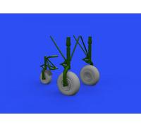 EDUARD 632145 BRASSIN B-24 WHEELS (8SPOKE FRONT WHEEL) 1/32