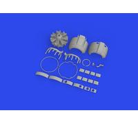 Eduard Accessories 648852 - 1:48 A6M2-N Rufe Moteur Complet Imprimé 1/48 Eduard