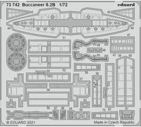 Eduard Accessories 73742 - 1:72 Buccaneer S.2B 1/72 pour Airfix - Neuf