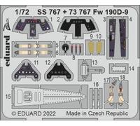 Eduard Accessories 73767- 1:72 Fw 190D-9 pour Ibg - Neuf