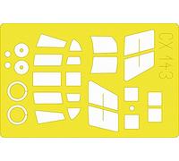 Eduard Accessories cx143 Modélisme Accessoires H de 34 pour Italeri Kit