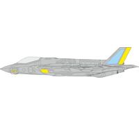Eduard Accessories EX924 - 1:48 F-35A RAM Revêtement Guides 1/48 pour Tamiya -