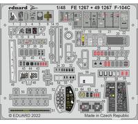 Eduard Accessories FE1267 - 1:48 F-104C 1/48 - Neuf