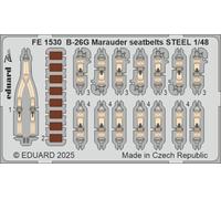 Eduard Accessories FE1530 - 1:48 B-26G Marauder Ceintures de Sécurité Steel Icm