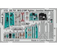 Eduard Accessories SS701 - 1:72 MiG-21MF Fighter-Bomber Week-End pour Eduard