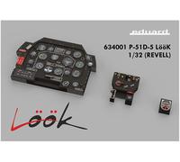 Eduard Edb634001 Kit De Mustang 1/32 -P-51d-5 Aspect Laiton (Revell)-Eduard