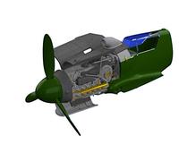 EDUARD 648465 KIT D'AMELIORATION AVION BRASSIN MOTEUR MESSERSCHMITT BF 109G-10 W